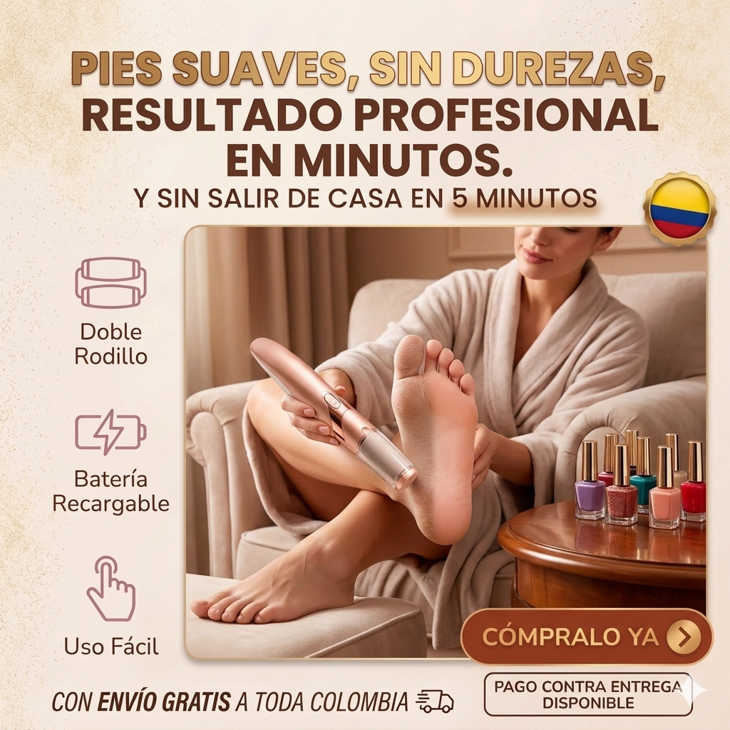 Removedor Eléctrico de Callosidades — PéSuave Pro ⚡