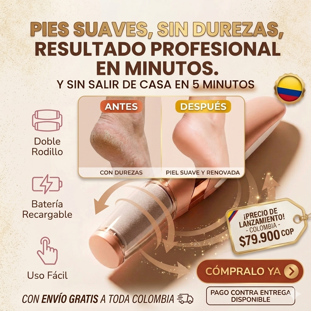 Removedor eléctrico de callosidades PéSuave Pro — vista principal del producto